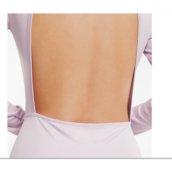 PUMA Women's Crystal Galaxy Open Back Lavender Fog Purple Dress Medium NWOT - Picture 5 of 5